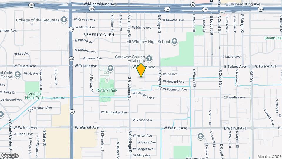 1120 W Howard Ave Map and Location Details
