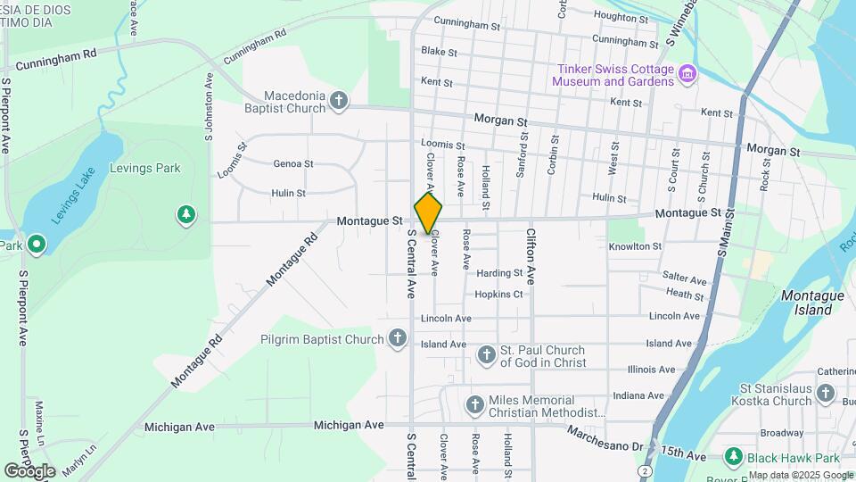 1319 Clover Ave Map and Location Details