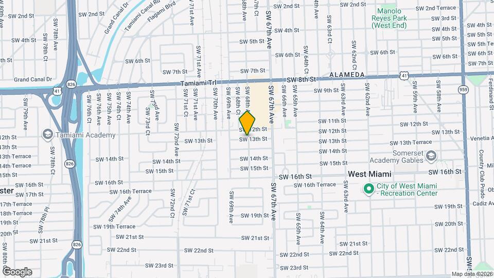 6801 SW 13th St Mapa y Detalles de la Ubicación