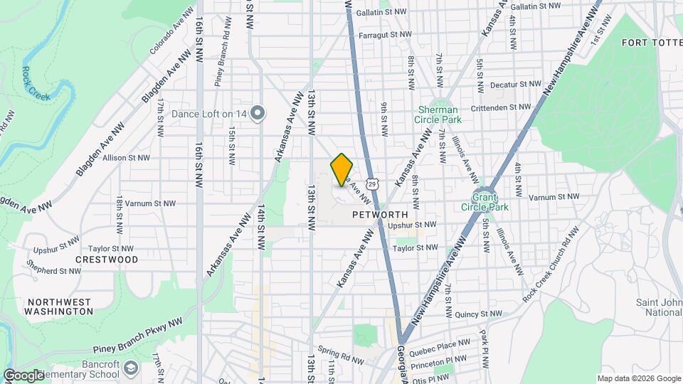 4400 Iowa Ave NW Map and Location Details