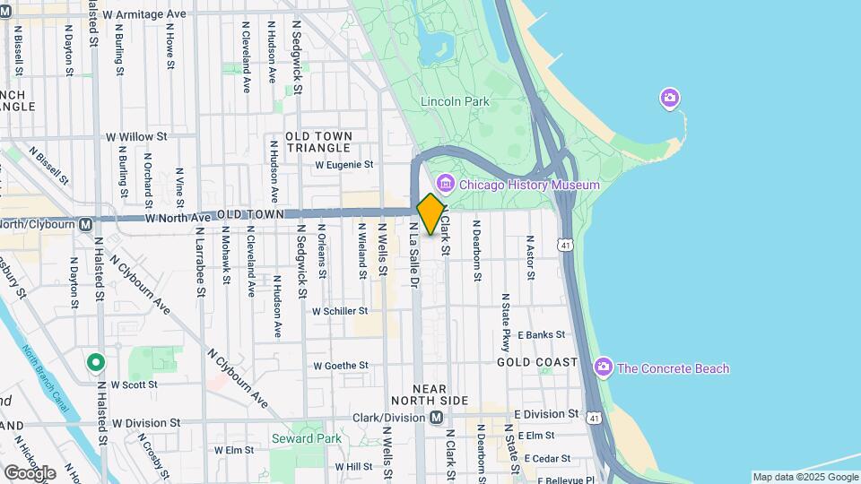 1560 N Sandburg Terrace Map and Location Details