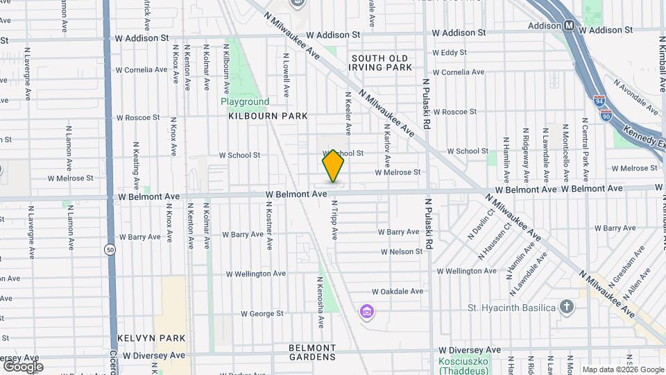 4216 W Belmont Ave Map and Location Details