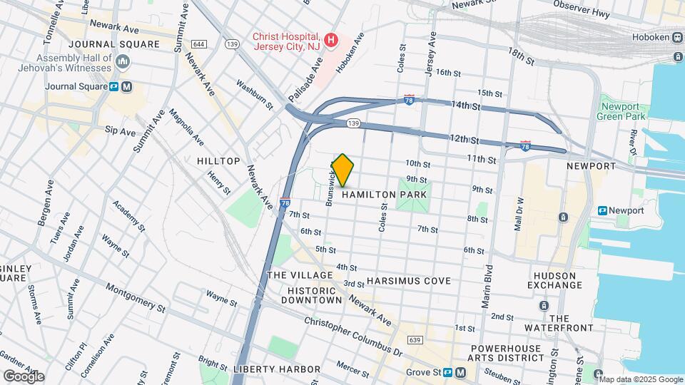 341 Pavonia Ave Map and Location Details