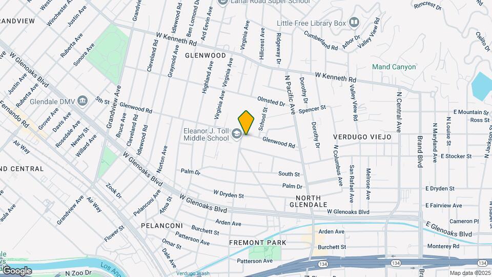 628 Glenwood Rd Mapa y Detalles de la Ubicación