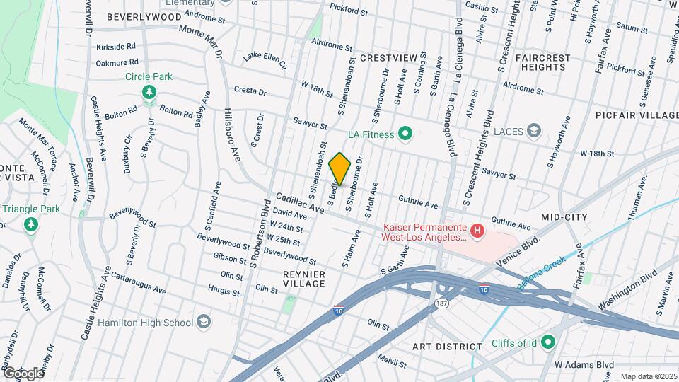 2012 S Bedford St Mapa y Detalles de la Ubicación