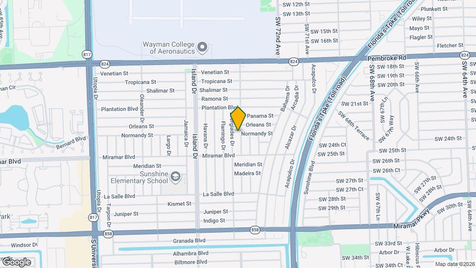 2300 Desoto Dr Mapa y Detalles de la Ubicación