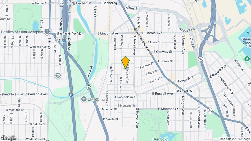 2531 S Brisbane Ave, Unit The Brisbane Upper Mapa y Detalles de la Ubicación