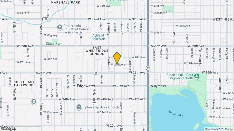 5672 W 27th Ave Map and Location Details