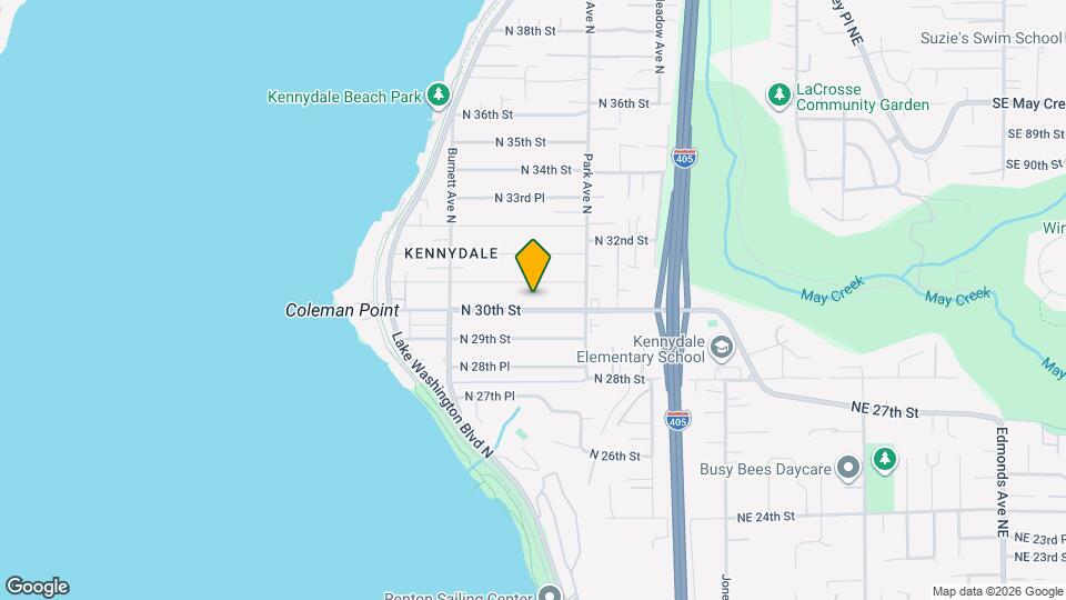 1104 N 30th St Map and Location Details