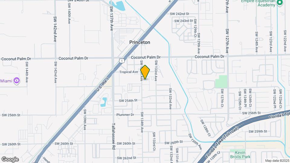 13381 SW 251st Terrace Map and Location Details