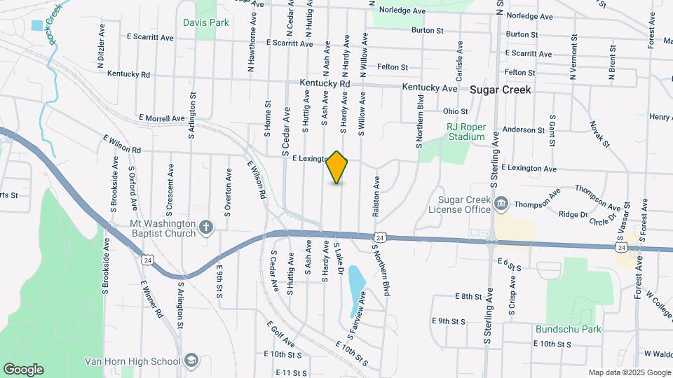 522 S Hardy Ave Map and Location Details