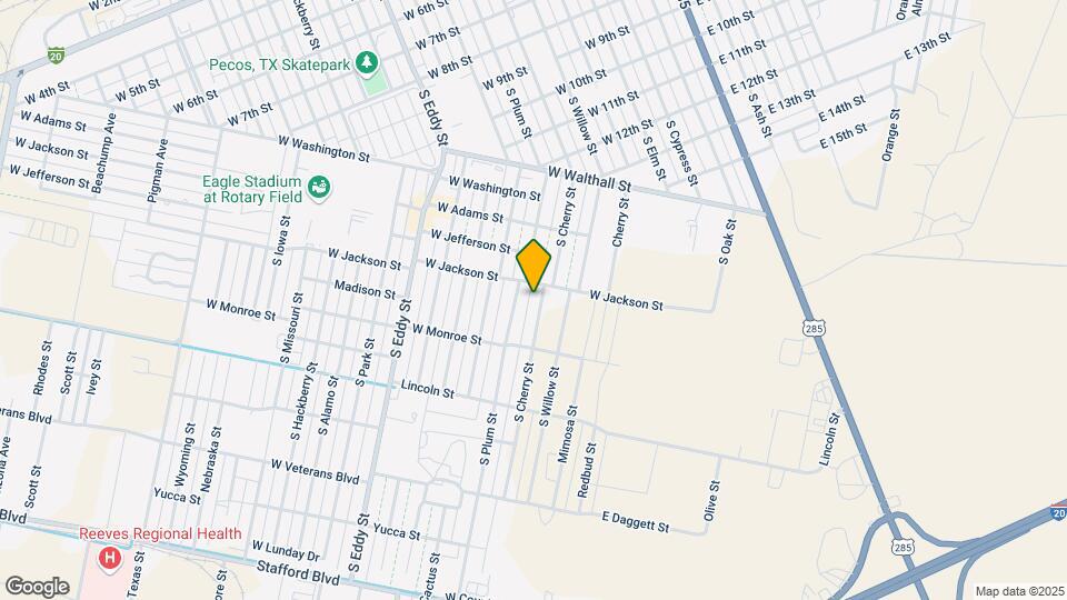 1505 S Cherry St Map and Location Details