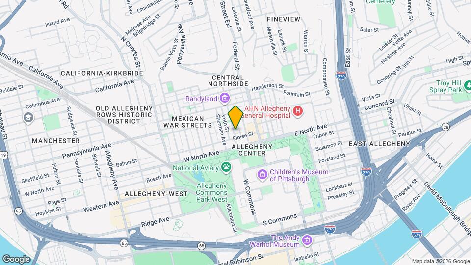 1210 Arch St Mapa y Detalles de la Ubicación