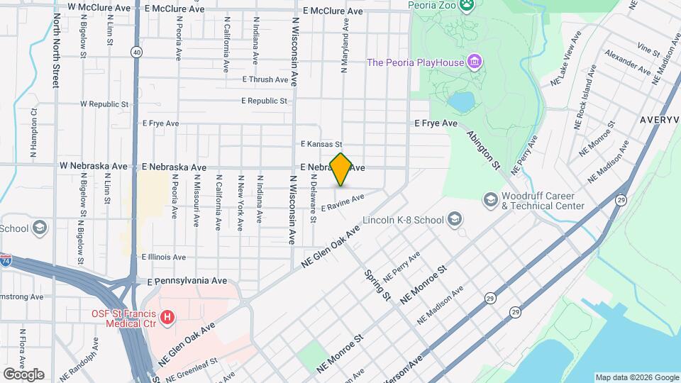 1006 E Behrends Ave Map and Location Details
