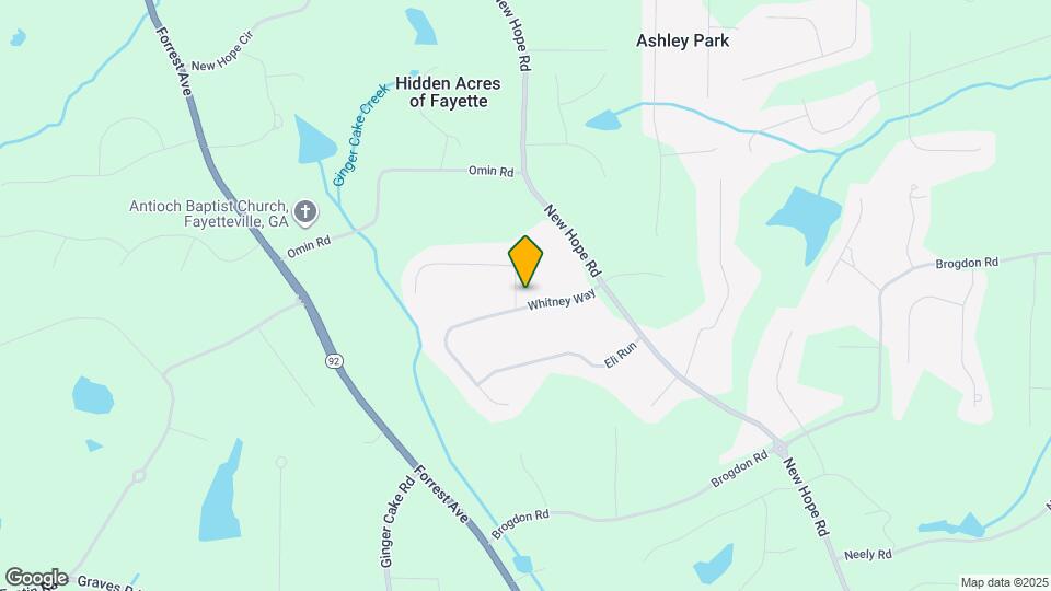 145 Whitney Way Map and Location Details