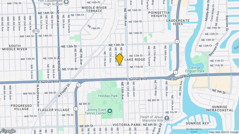 1313 NE 11th St Map and Location Details