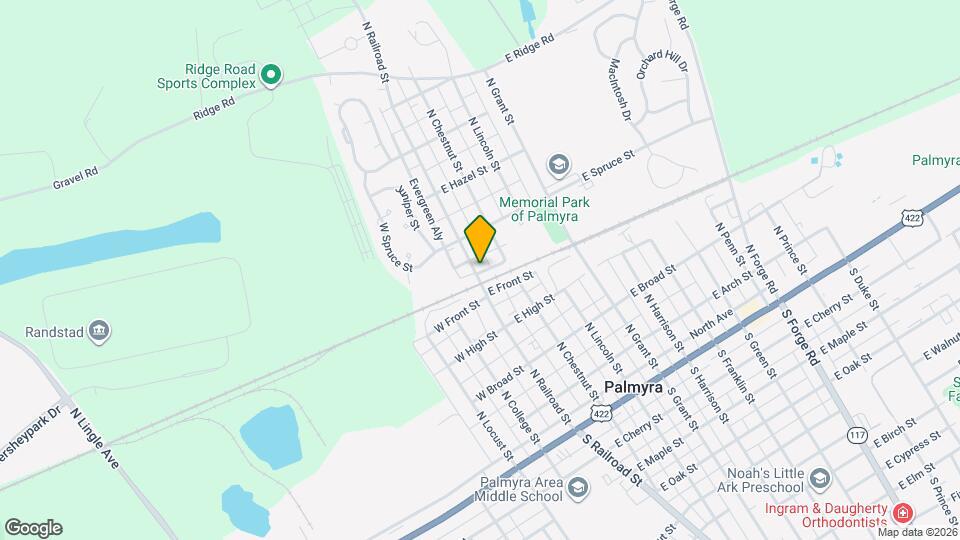 402 N Railroad St Map and Location Details