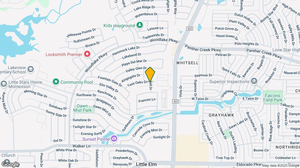2472 Twin Oaks Dr Map and Location Details