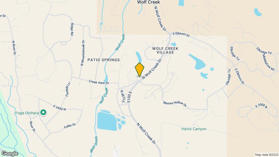 3615 N Wolf Creek Dr, Unit #207 Map and Location Details