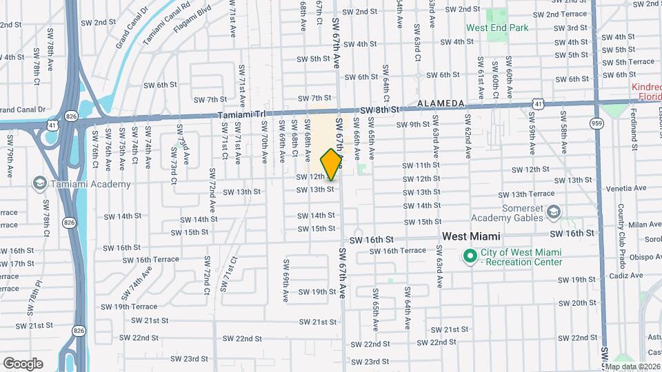 6731 SW 13th St, Unit B2 Mapa y Detalles de la Ubicación