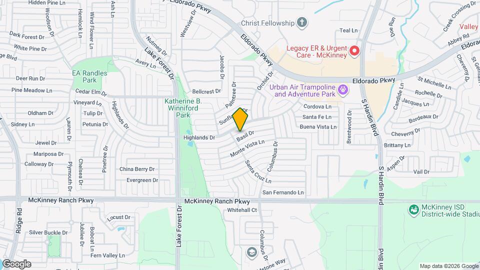 4712 Basil Dr Map and Location Details