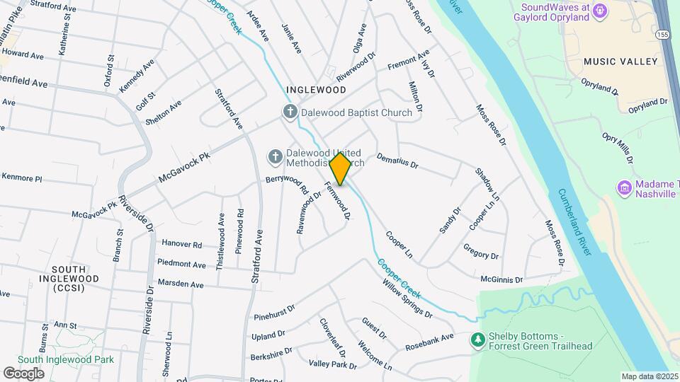 2223 Fernwood Dr Map and Location Details