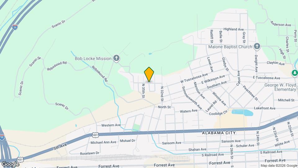 838 N 34th St Map and Location Details