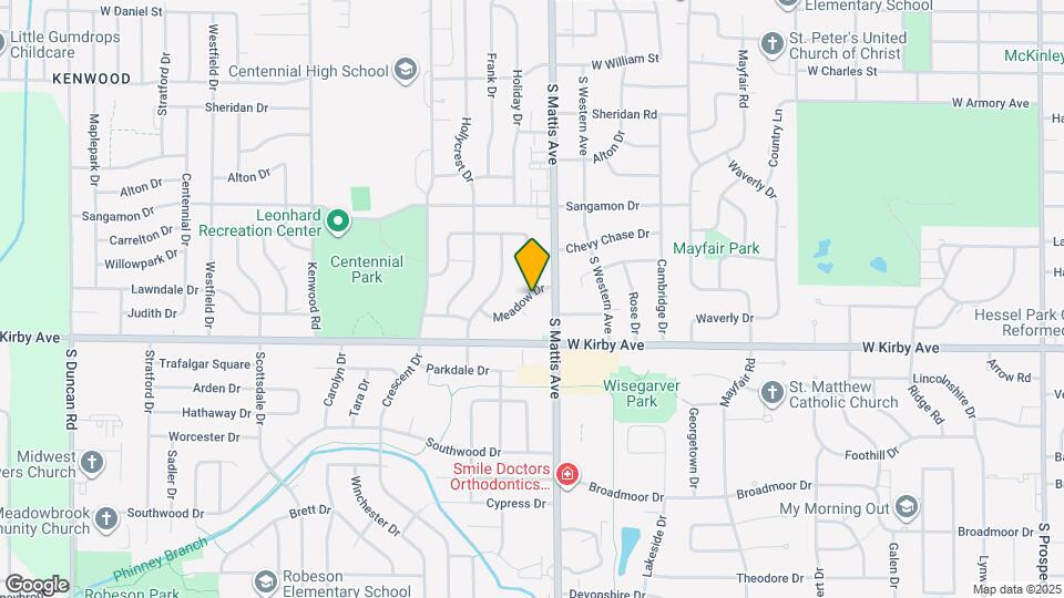 1807 Meadow Dr Map and Location Details