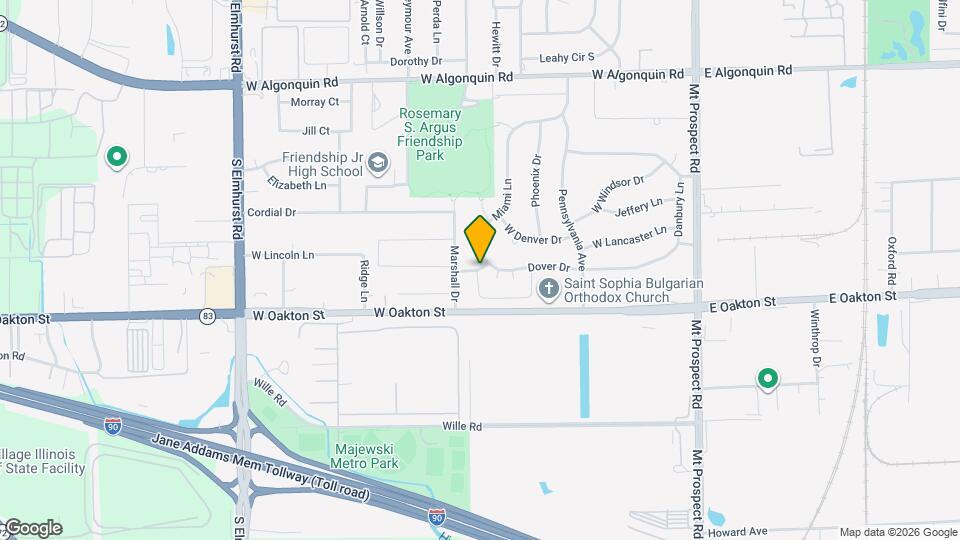 386 Dover Dr Map and Location Details
