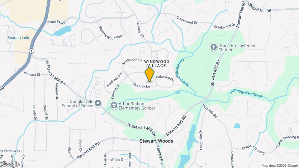 6694 Live Oak Ln Map and Location Details