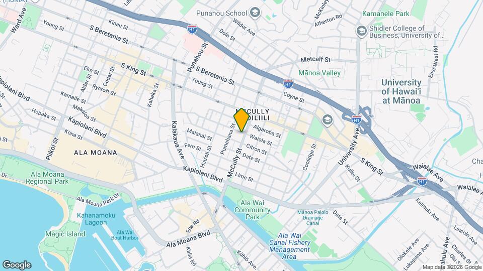 848 McCully St Map and Location Details