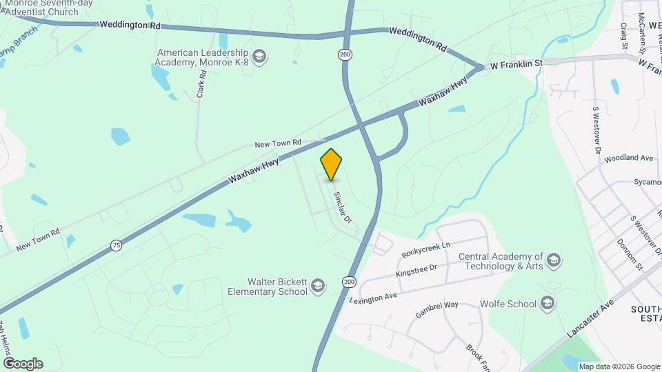 722 Sinclair Dr Mapa y Detalles de la Ubicación