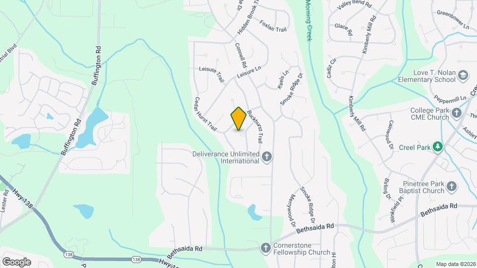 1080 Buckhurst Dr Mapa y Detalles de la Ubicación