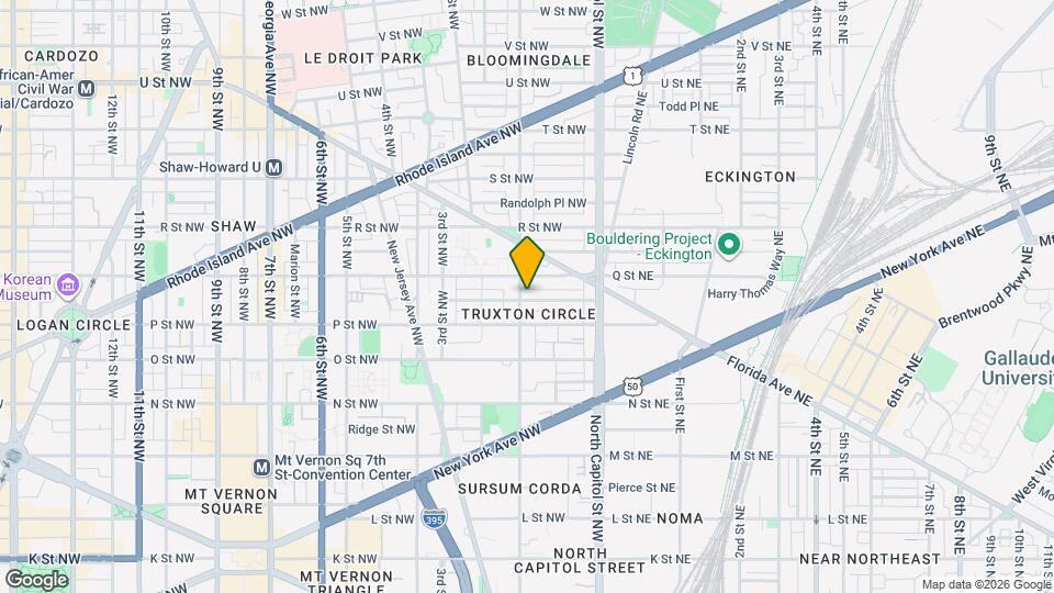 1527 1st St NW, Unit Garden Unit Map and Location Details