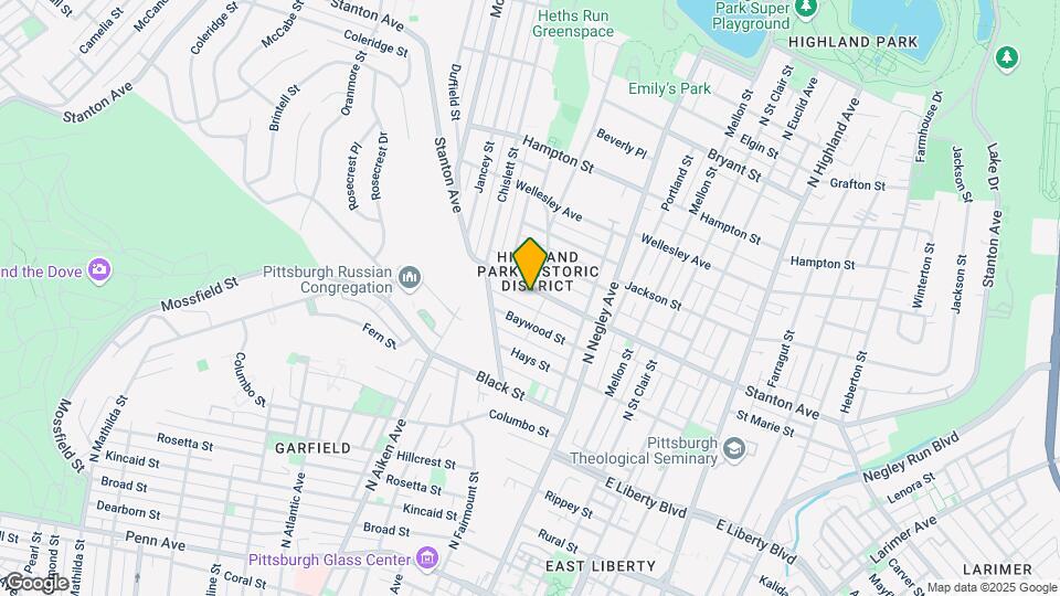 5450 Stanton Ave Mapa y Detalles de la Ubicación