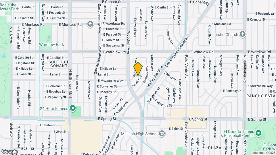 3203 Faust Ave Map and Location Details