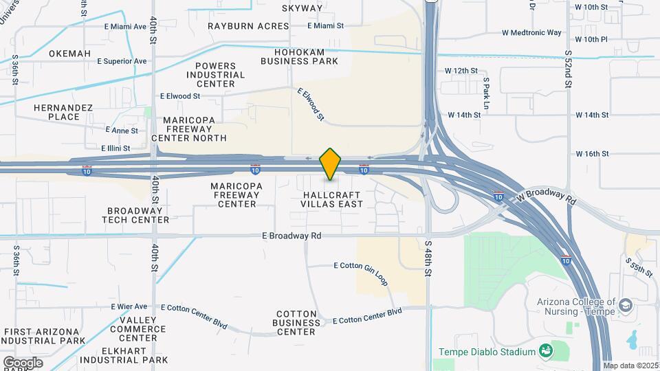 4023 S 44th Way Map and Location Details