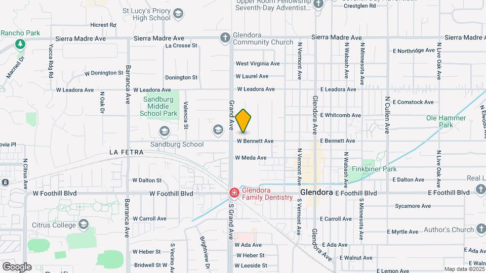 305 N Westridge Ave Map and Location Details