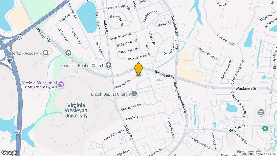 5589 Campus Dr Map and Location Details
