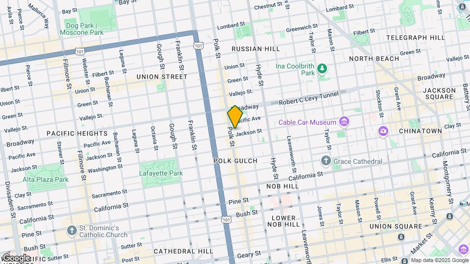 1580 Jackson St-Unit -7 Map and Location Details