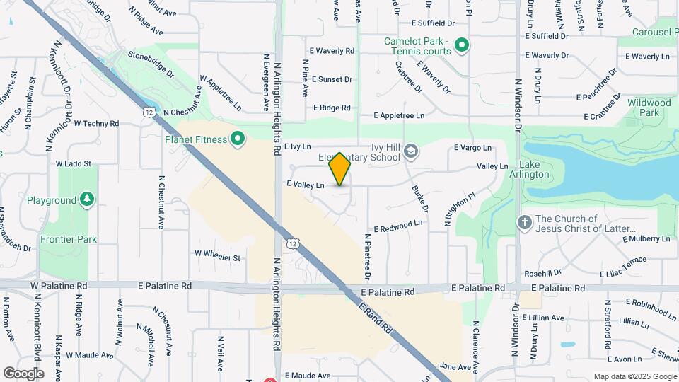 505 E Valley Ln Map and Location Details