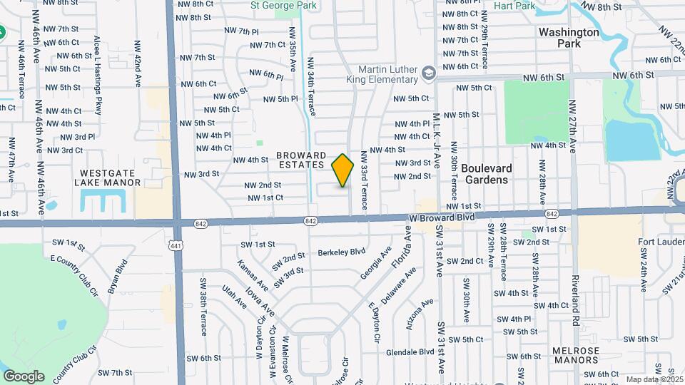 3421 NW 1st St Map and Location Details