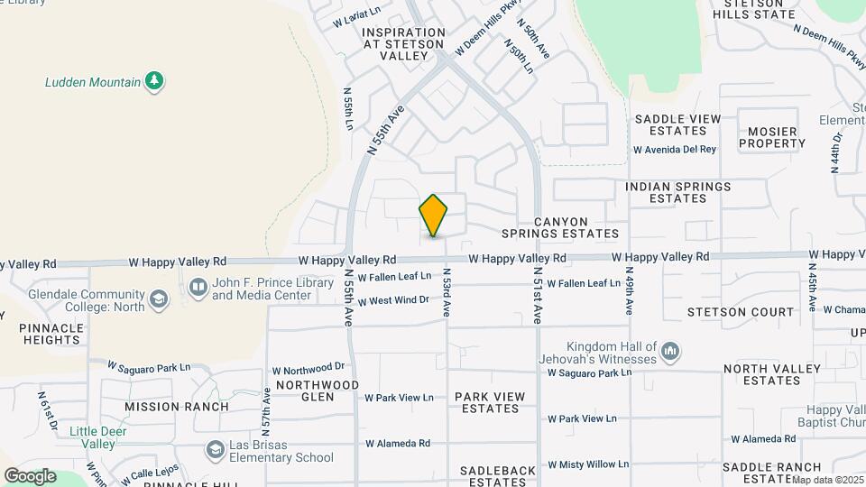 5317 W Buckskin Trl Map and Location Details