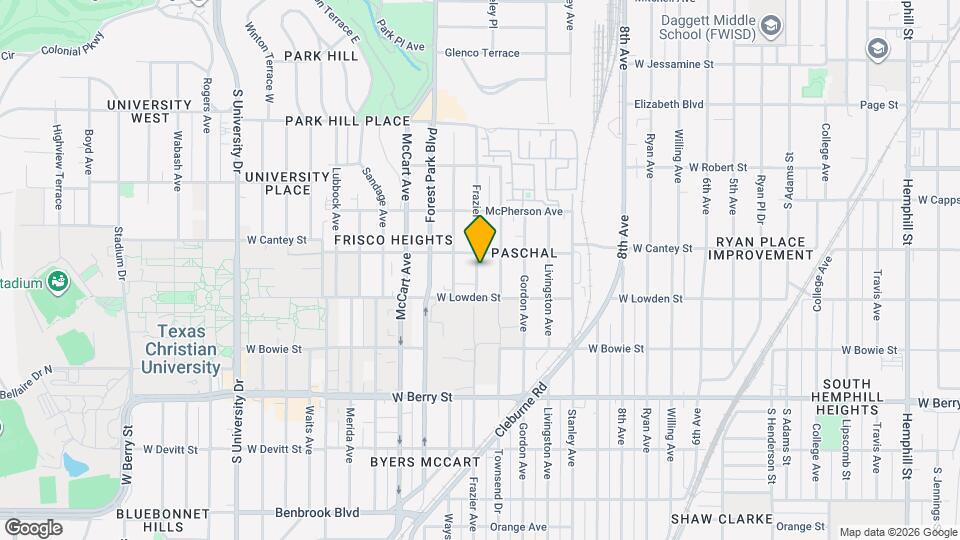 2815 Frazier Ave Map and Location Details