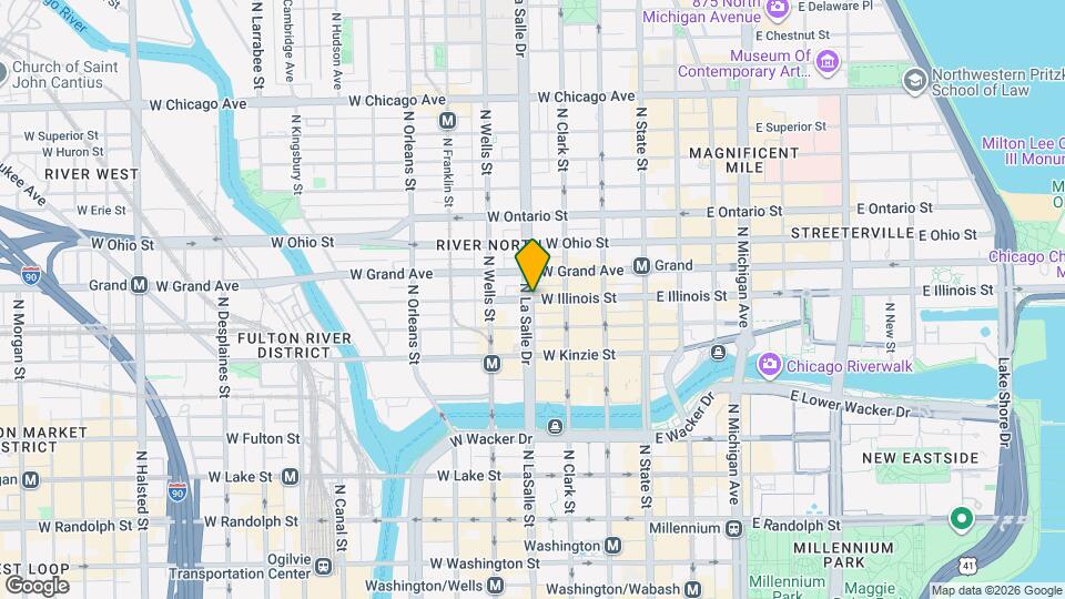 299 W Illinois St, Unit 1311 Mapa y Detalles de la Ubicación