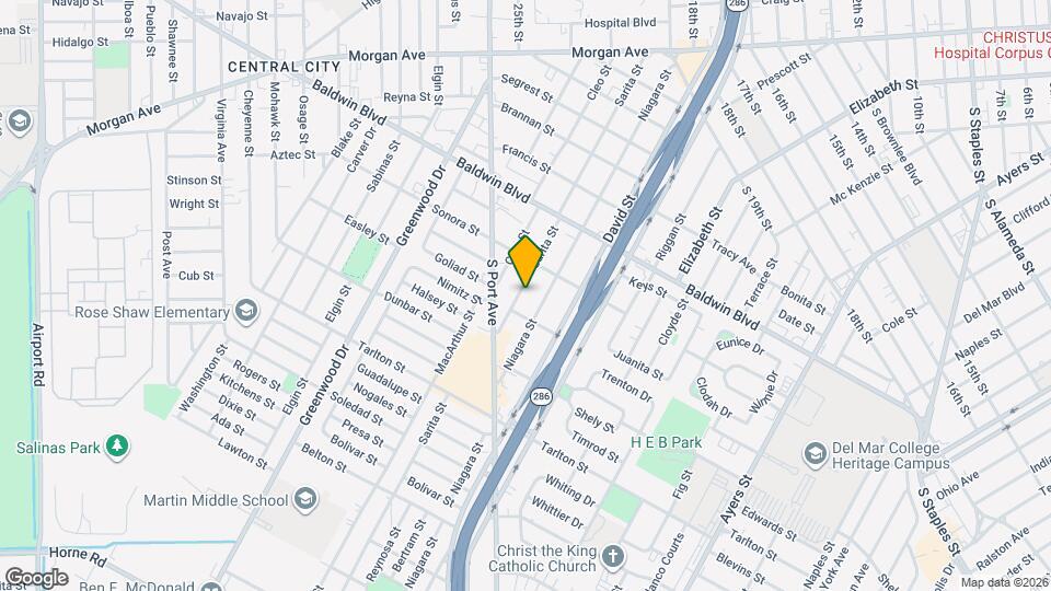 2830 Sarita St Map and Location Details