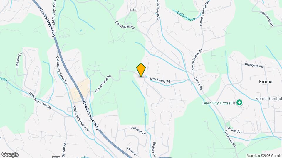 518 Eliada Home Rd Map and Location Details