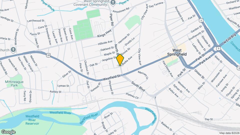 33 North Blvd Map and Location Details