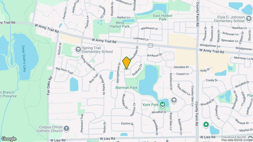 1297 Woodlake Dr Map and Location Details