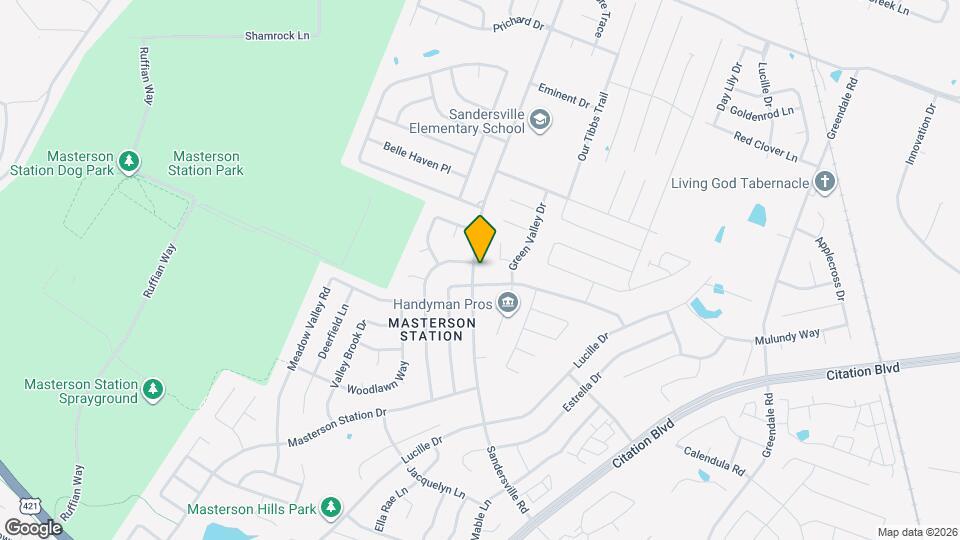 2905 Sandersville Rd Map and Location Details